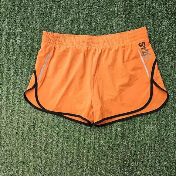 K. Swiss Shorts Women's Orange Lined Running Shorts Size M - Picture 2 of 7